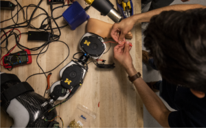 assembling an open source leg